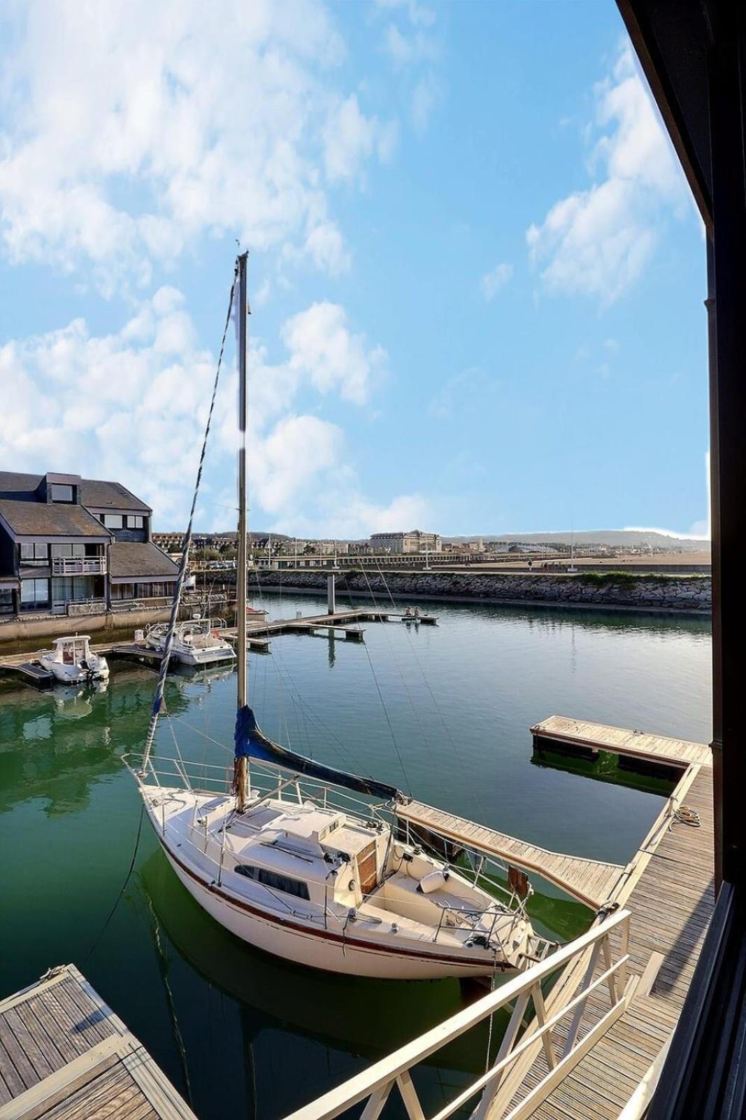 Sublime Apartment Facing The Port & Planches Deauville Extérieur photo
